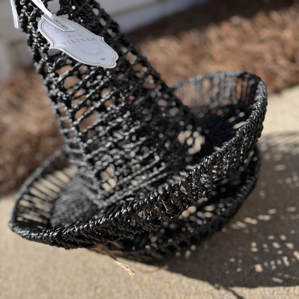 Black Seagrass Witch Hats - Set of 2 - NWT - Picture 6 of 14